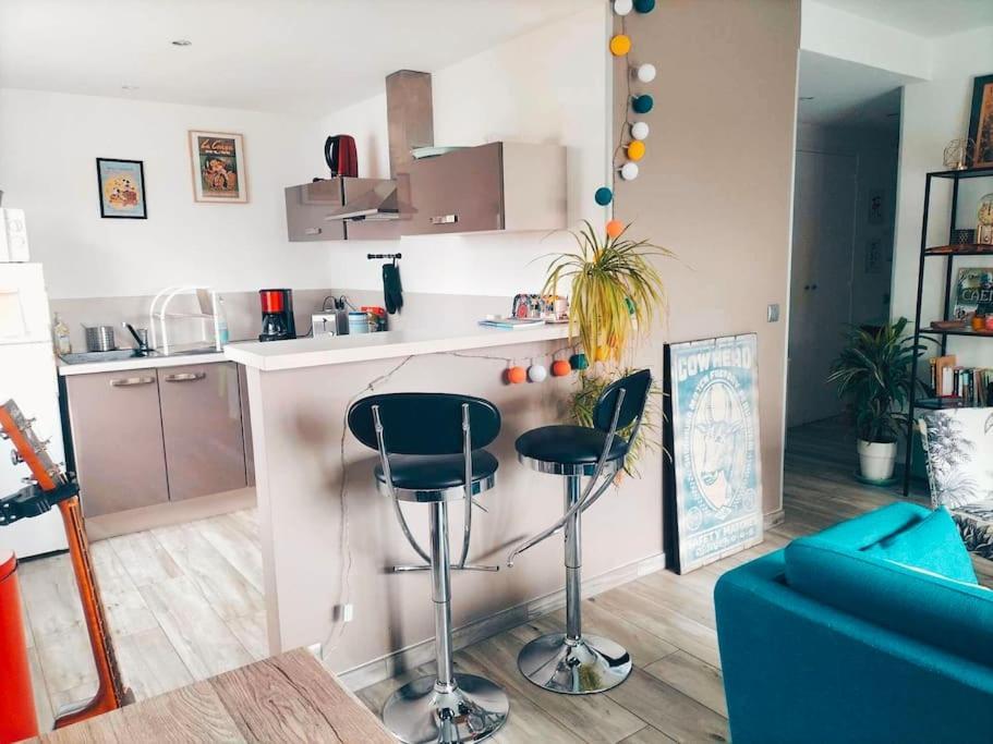 Cozy Apartment Free Parking Caen Ngoại thất bức ảnh